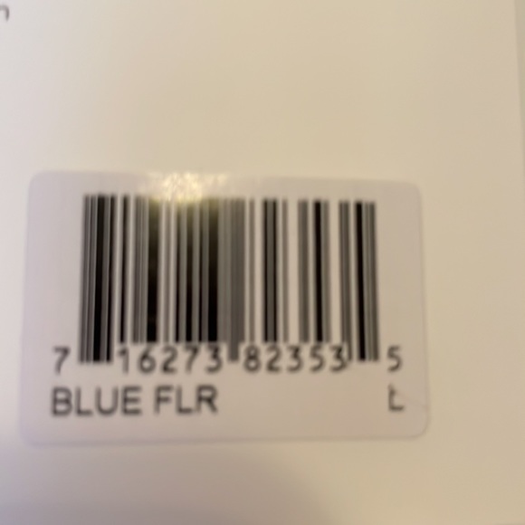 🆕NWT DKNY blue white sleep jogger pajama set with eye mask, Size XXL - Picture 5 of 5